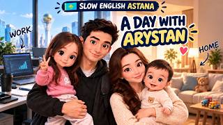 A Day with Arystan | Slow English Astana | Episode 1