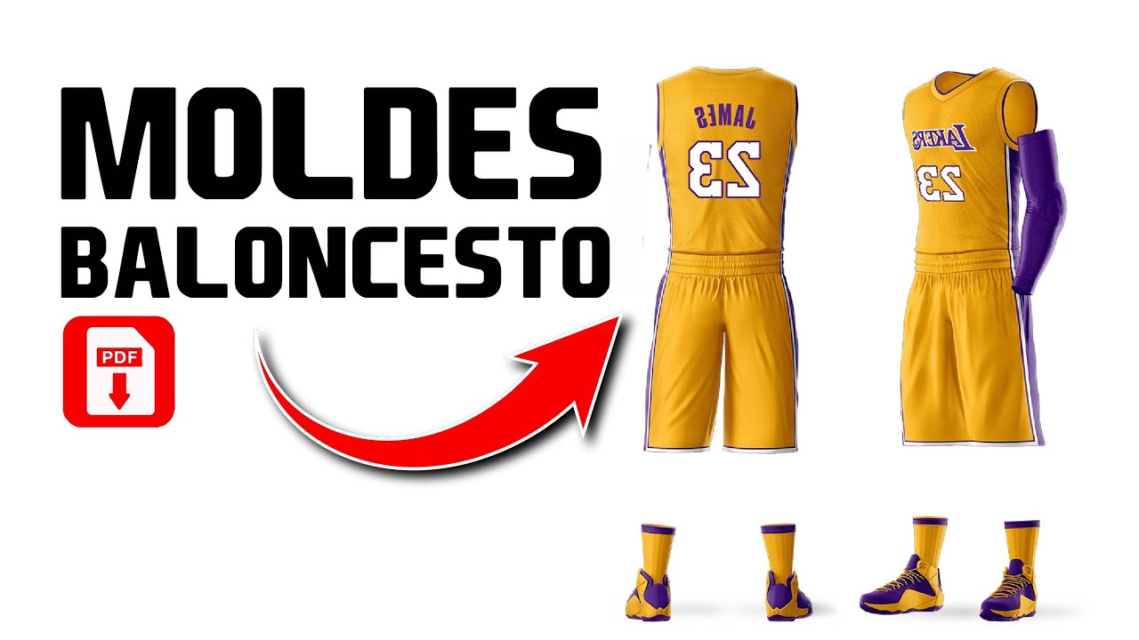 How to Make Basketball Uniforms I Patterns and Molds - YouTube