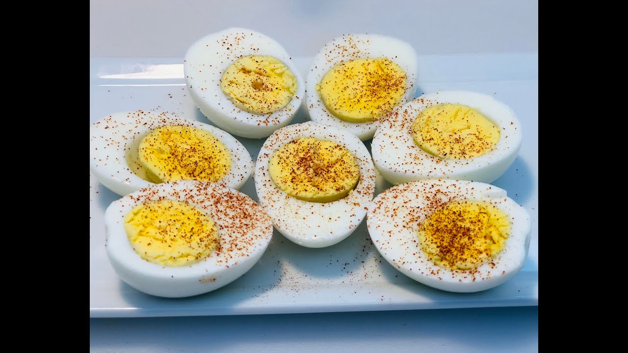 PERFECT HARD BOILED EGGS YouTube