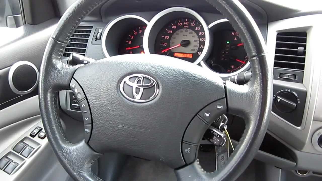2010 Toyota Tacoma 4wd Silver Stock V3060a Interior
