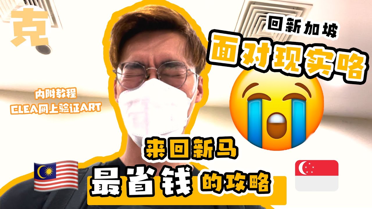 VTL回新加坡全過程｜来回新马最省钱攻略｜JB SG VTL Land Malaysia to Singapore ｜ CLEA网上验证