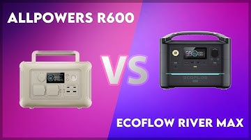 Allpowers R600 vs EcoFlow River Max Technical Comparison