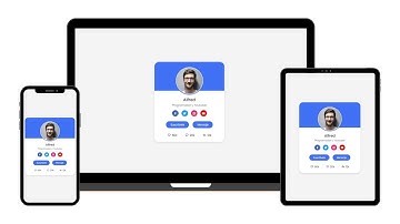 Como hacer una tarjeta de perfil de usuario con HTML y CSS