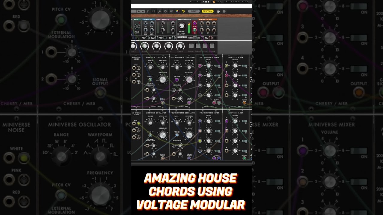 Mira Amazing House Chords using Voltage Modular en YouTube Mira Amazing House Chords using Voltage Modular en YouTube