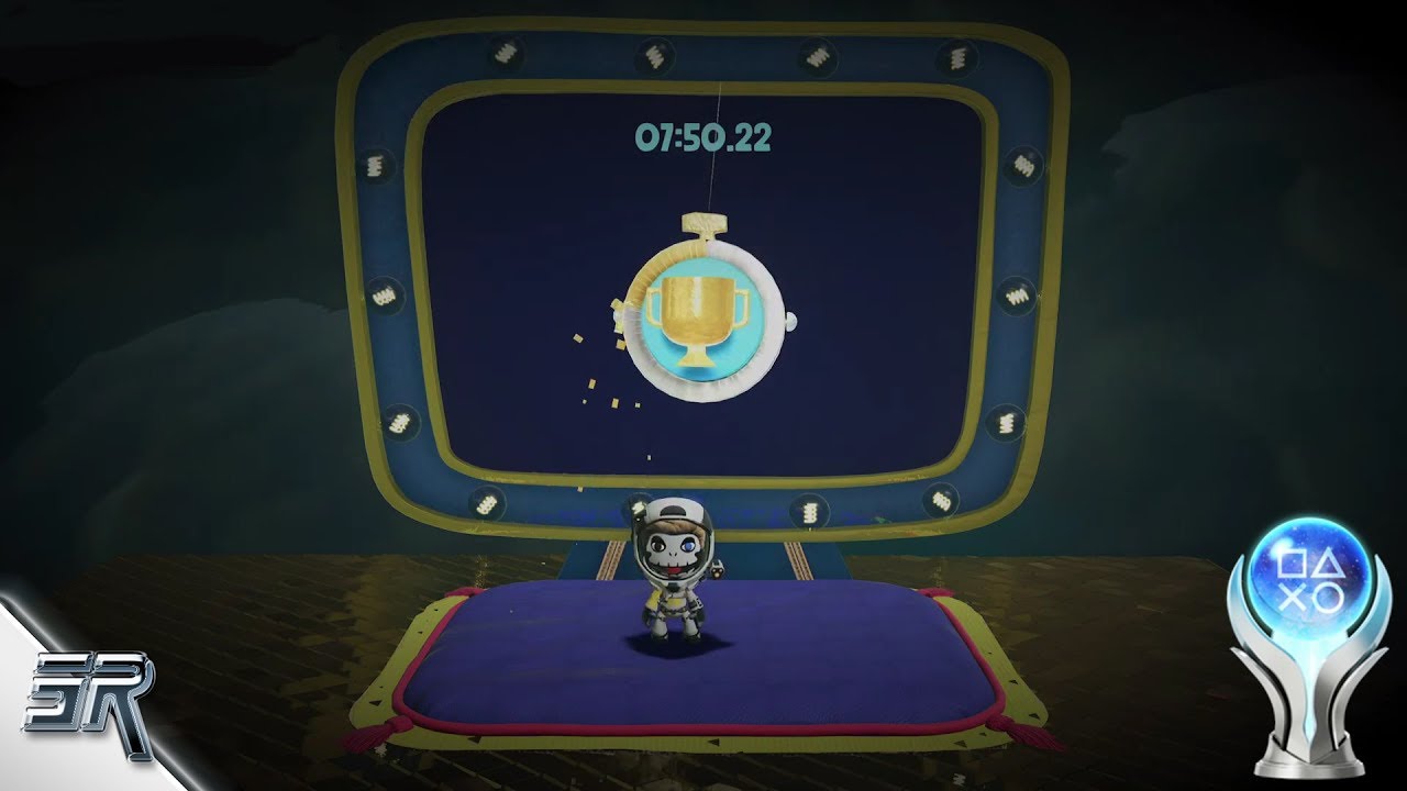 Sackboy: A Big Adventure - Knitted Knight Trial 16 (Gold medal / String it Together Trophy)