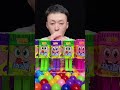 Colorful Candy Toy Mukbang 🍭 Rainbow Sweet ASMR Eating Sounds 🌈✨ #candy #asmr #asmrsounds