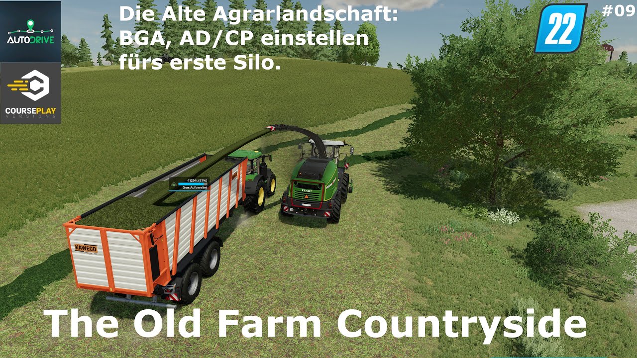 Die Alte Agrarlandschaft #9 BGA, AD/CP einstellen um fürs erste Silo.