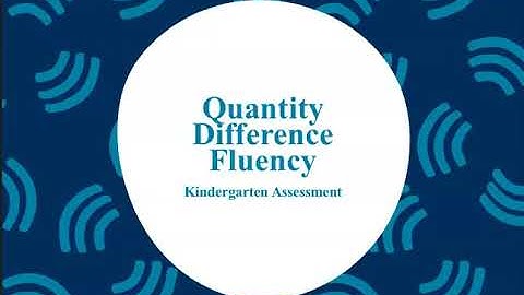 aimsweb Plus - Quantity Difference Fluency