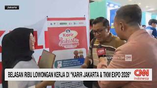 Belasan Ribu Lowongan Kerja di 'Karir Jakarta & TKM Expo 2026'
