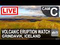 🔴 Live Now: Iceland Volcano Watch (Cam C)