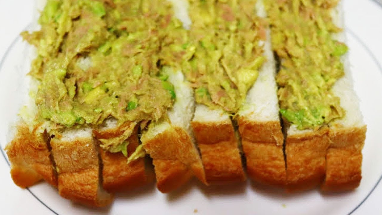 Tasty Tuna, Avocado, Egg Sandwich Perfect Breakfast Sandwich Easy