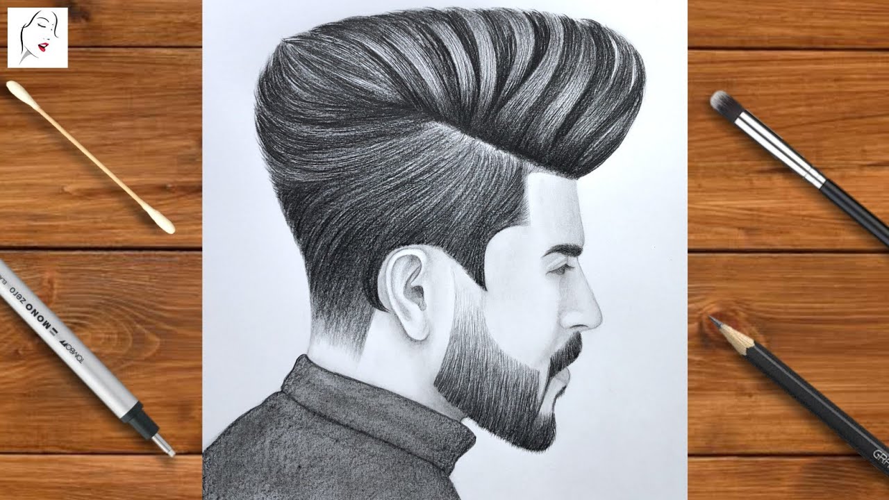 How To Draw Handsome Man Handsome Boy Sketch Easy Way Drawing For