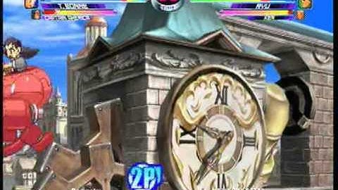 MvC2 Online (360): Brett (Cha/Tron/CapAm) vs Josh 360 (Aku/Ryu/Ken) 7 .:11.9.10:.