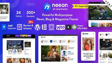 Neeon - WordPress News Magazine Theme Free Download