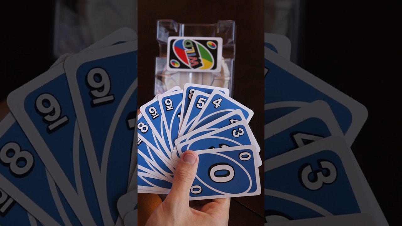 Uno But All the Cards Are Blue | #uno #cardgame #tabletopgaming