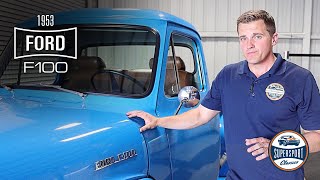 Restored 1953 Ford F100 Pickup Truck: Take a Nostalgic Journey through American History