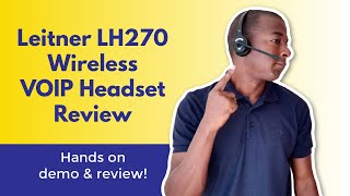 Leitner LH270 VOIP Headset Review - YouTube
