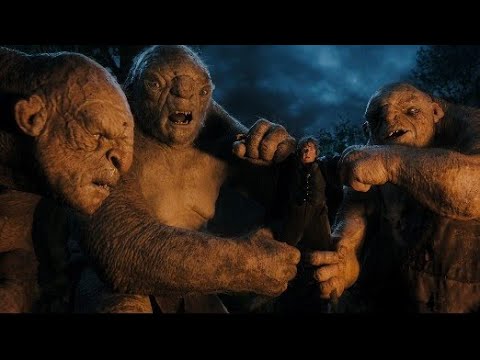 اقوى مشاهد فيلم الهوبيت الأقزام ضد عمالقة الغوبلنز رحلة غير متوقعة The Hobbit