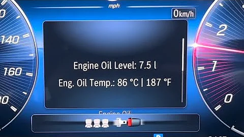 How to check oil level on 2023 Mercedes Benz AMG C43 W206
