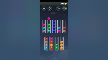 Sort Balls Level 29 Walkthrough Solution iOS/Android