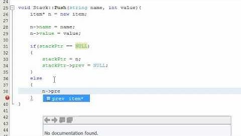 How to Create a Stack Class Project - ( Part 5 ) - Defining the Push Function