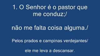 Video thumbnail of "SALMO 22 (23) - O SENHOR É O PASTOR QUE ME CONDUZ"