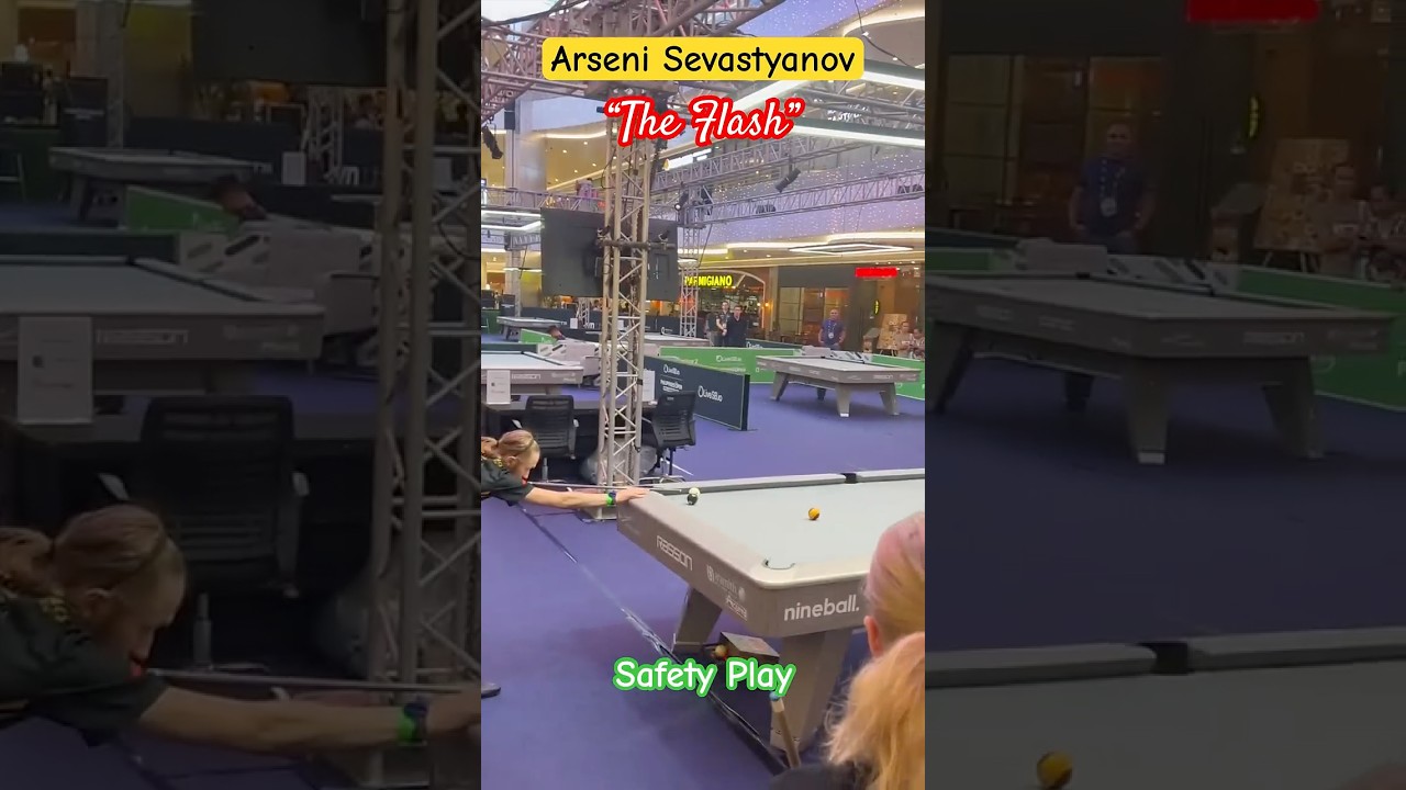 Image of video the Arseni “The Flash” Sevastyanov | Philippines Open | Safety Play #matchroom #9balls #billiards #pool 23