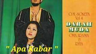 Rhoma Irama \u0026 Rita Sugiarto _ Apa Kabar ( OM Soneta Vol 4 Darah Muda 1976 )
