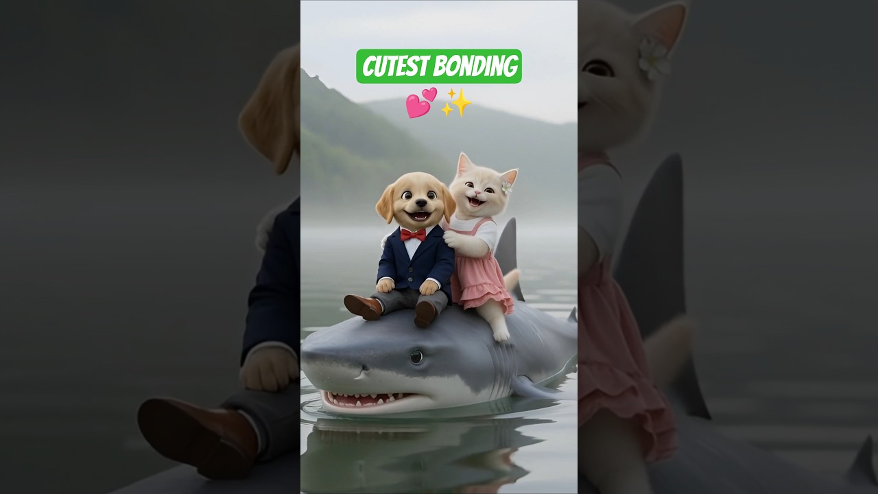 Cutest Rescue Ever 🥹🐶🐱 | AI Generated Short