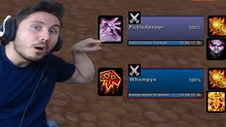 THESE GAMES WILL BLOW UP UR MIND | Wotlk Priest Hunter 3200+ 2v2