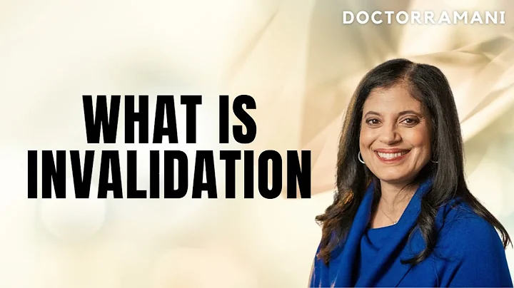 What is  invalidation   Glossary of Narcissistic Relationships