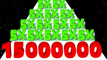 Number Run (vs) Giant Rush - ASMR Gameplay, Level Up Number (Max Level)