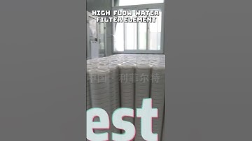 High flow water filter element for high flow  #filter  #manufacturer  #machine