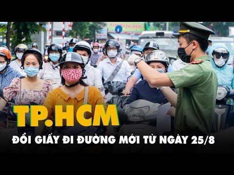 TP.HCM đổi giấy đi đường mới từ 0h ngày 25-8