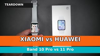 Xiaomi Mi Band 10 Pro vs Huawei Band 11 Pro – Teardown