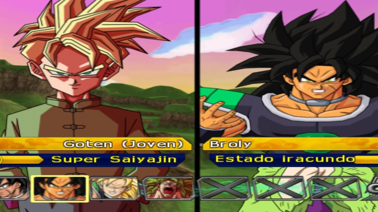 Goten SSJ & Trunks SSJ Vs Broly (COM VS COM) - Dragon Ball Z Budokai Tenkaichi 3 V7 Update 