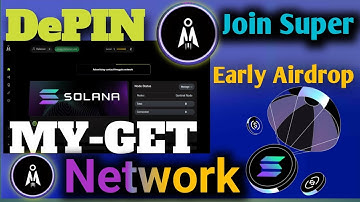 MyGet Network Airdrop | New Depin Airdrop | Join Super Early Airdrop Run Extension Node Earn Rewards