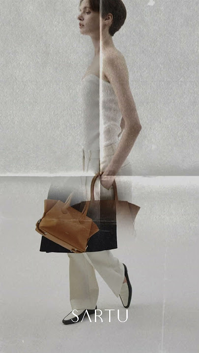 SARTU l 사르투 TYE tote bag brown