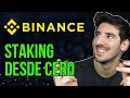 GANA INTERESES con tus CRIPTOMONEDAS Fácil!!🔥 Cómo hacer staking en Binance (ACTUALIZADO !!)