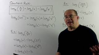 INTALG 9.4: Rules for Logarithms