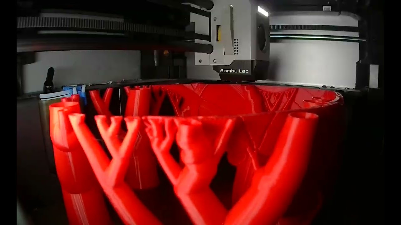 Spiderman Mask 3D print Timelapse