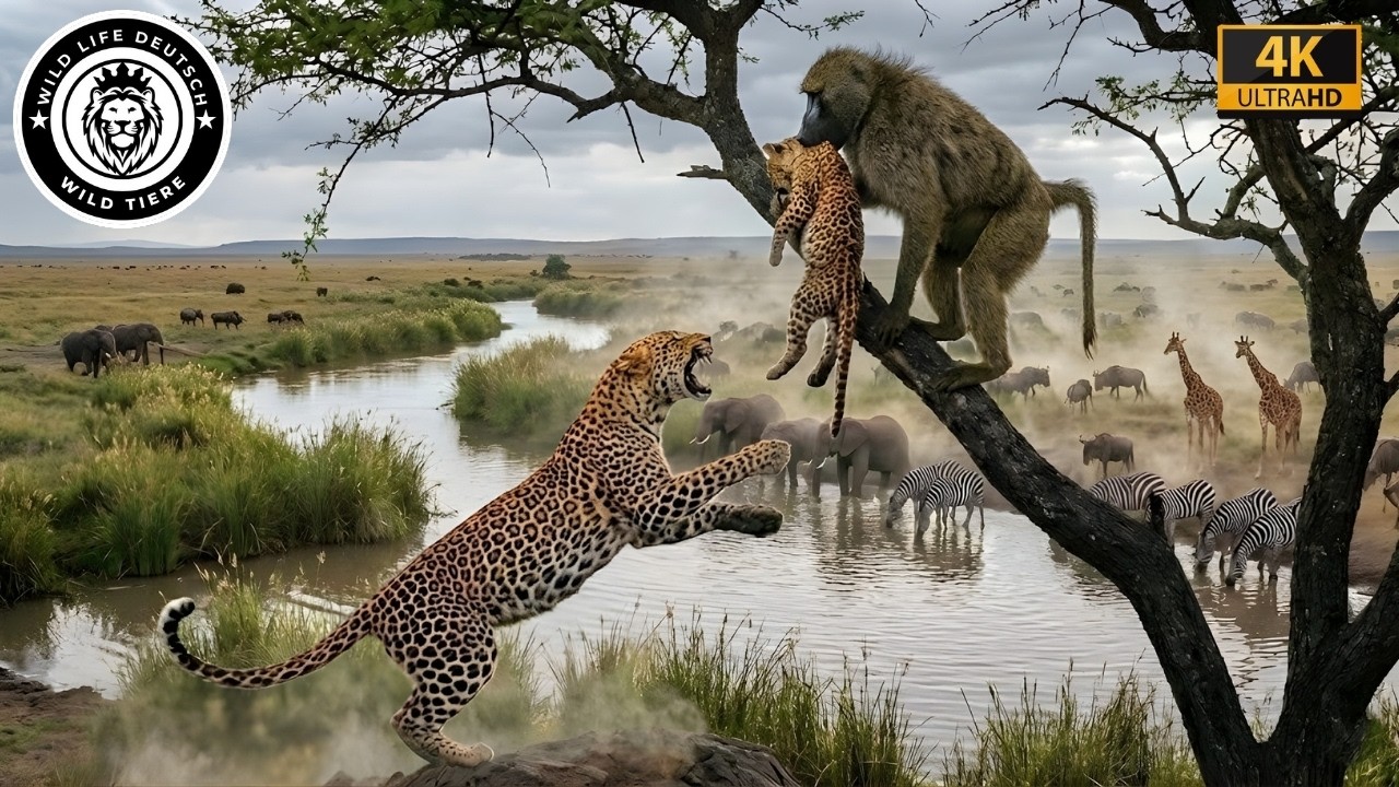 Die Brutalste Überlebensreise der Jäger in der Savanne #Tierwelt | Tierdokumentation