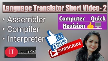 Assembler|| Compiler|| Interpreter|| Language translator || which language does computer understand?