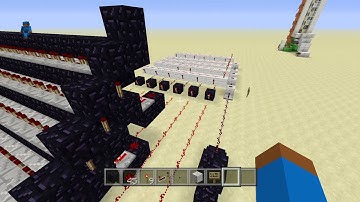Minecraft redstone ticker Display showcase