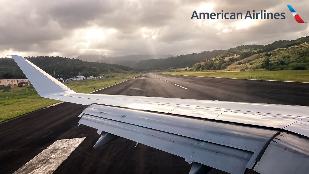 Envoy Air Landing & Taxi Dominica Douglas Charles Airport Ep.4