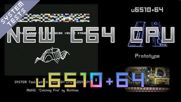 C64: New 6510 CPU "u6510+64" - System Tests