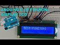 ARDUINO E DISPLAY LCD 16X2 UTILIZZO E FUNZIONI VARIE