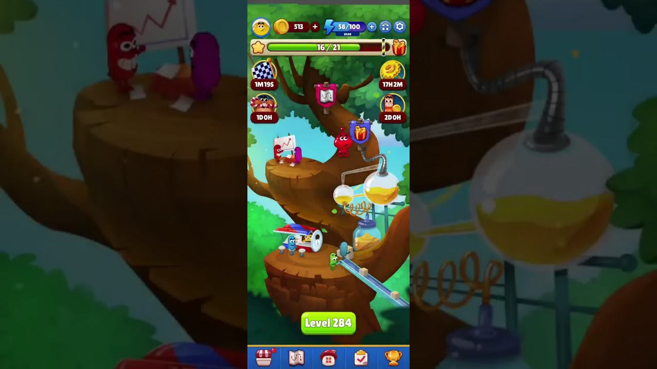 Asah Otak - Nono Crossing Level 282-283 - YouTube