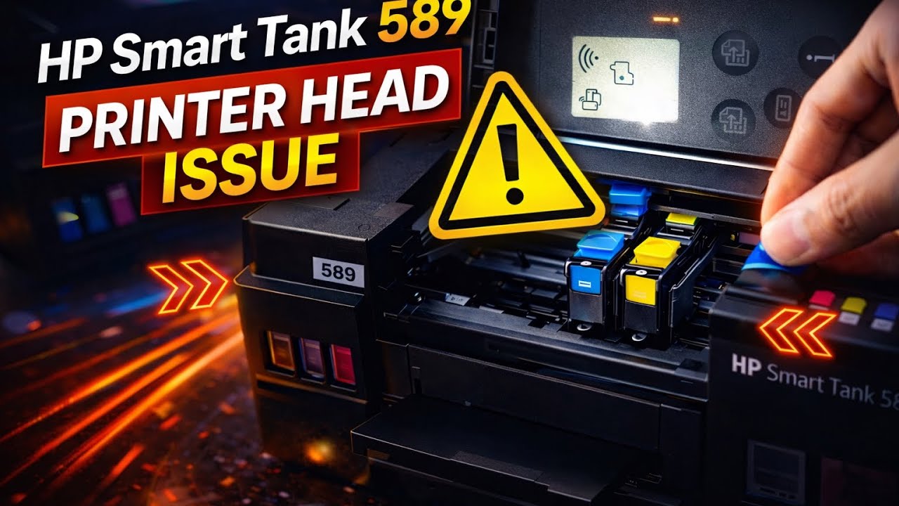HP Smart Tank 589 Printer Head Error Explained