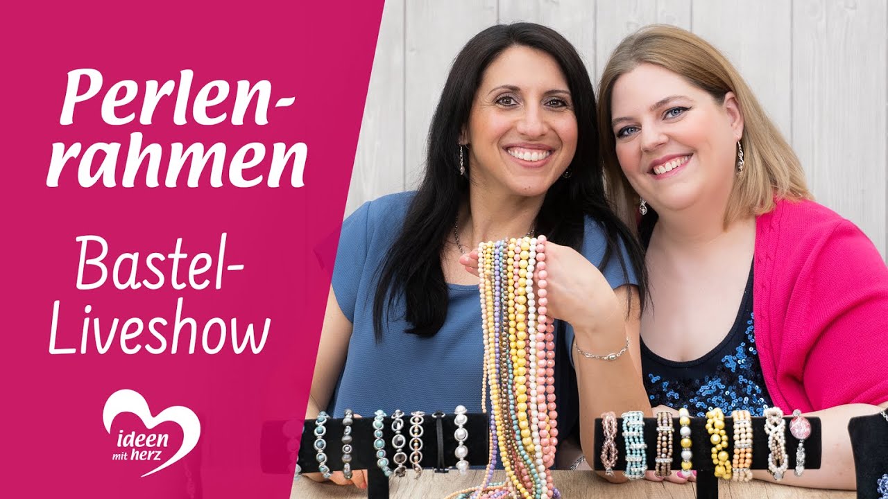 Schmuck mit Perlenrahmen - Bastel-Liveshow (23.05.2022)